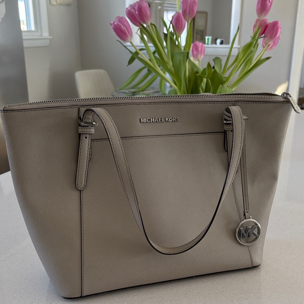 Michael Kors Gray Tote Bag